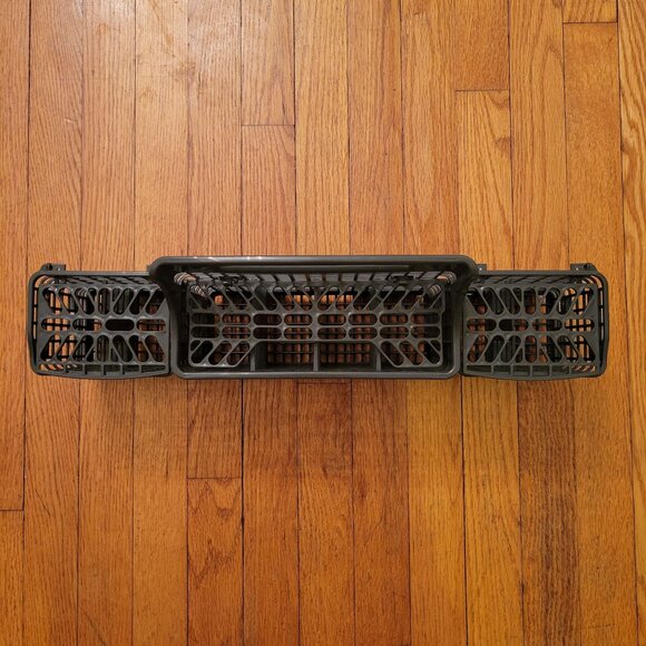 OEM Kenmore Dishwasher Silverware Gray Basket Replacement 3 Sections Handle W113 - Picture 5 of 11